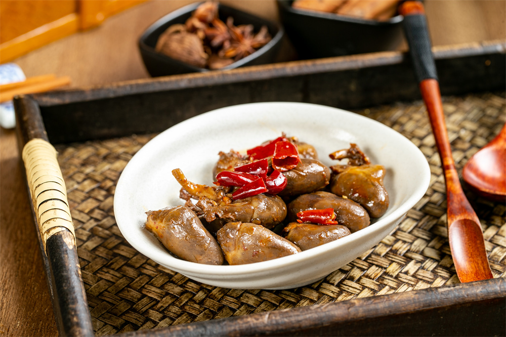 香辣鸭心