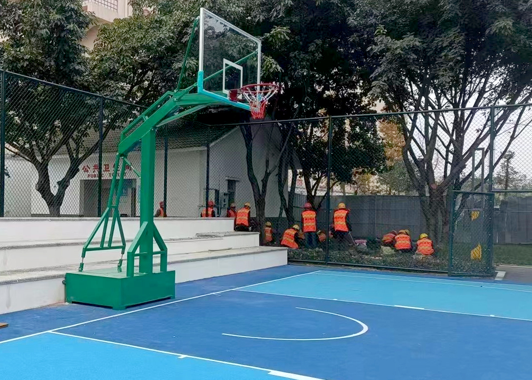 移动定制方管高箱篮球架 (3)