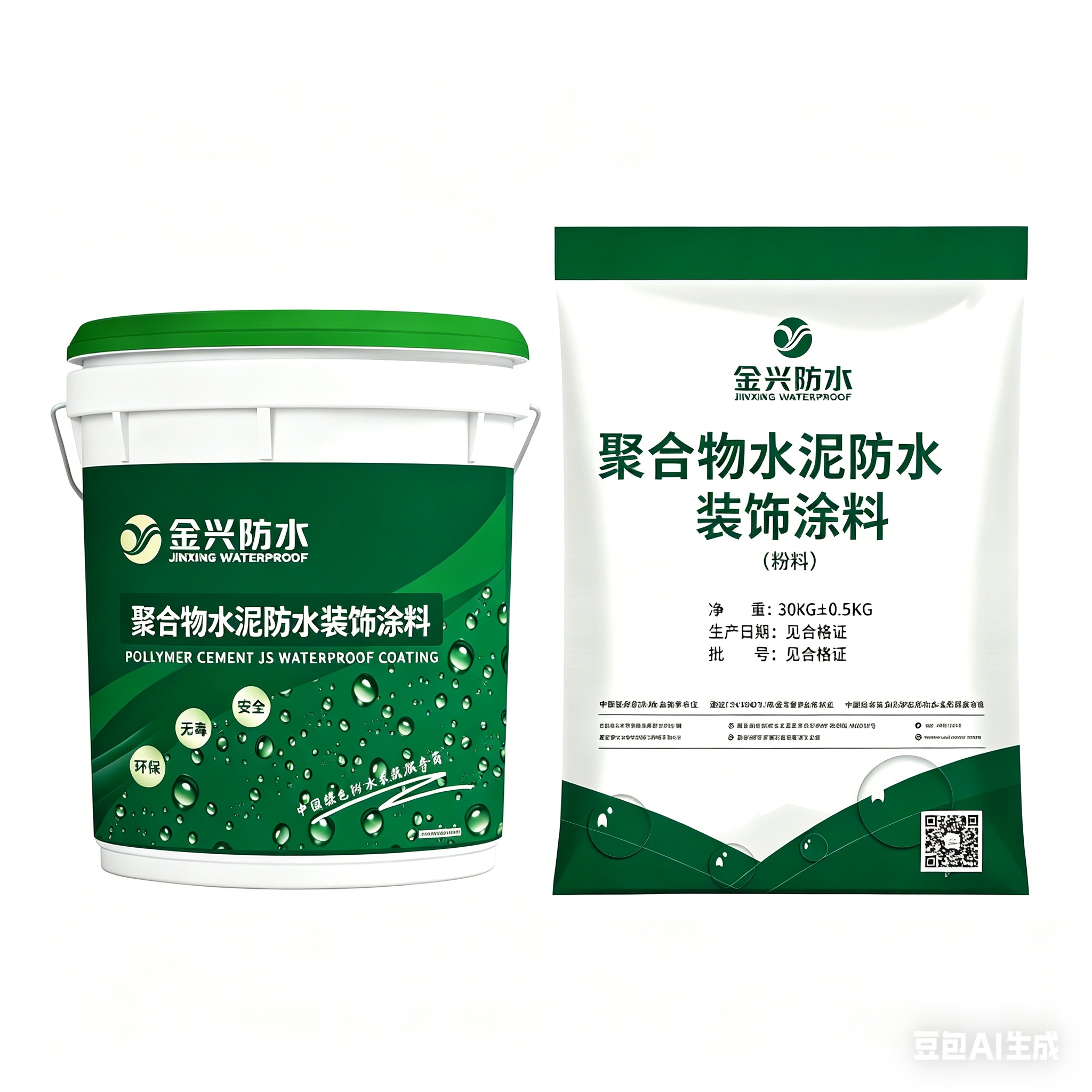 聚合物水泥防水装饰涂料