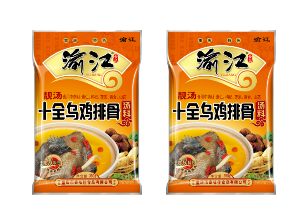 十全乌鸡排骨汤料