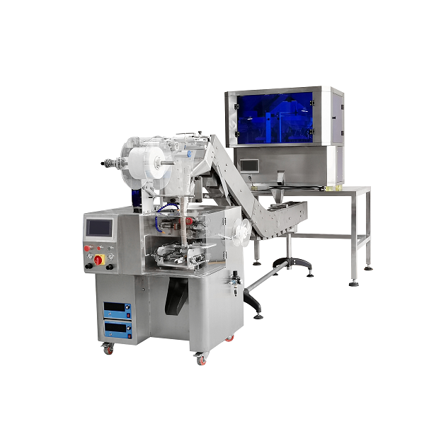 MD-160S-06六头秤三角包手工投料包装机