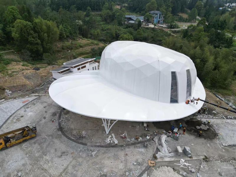 穹隆植物园入口基建及景观打造项目-膜结构